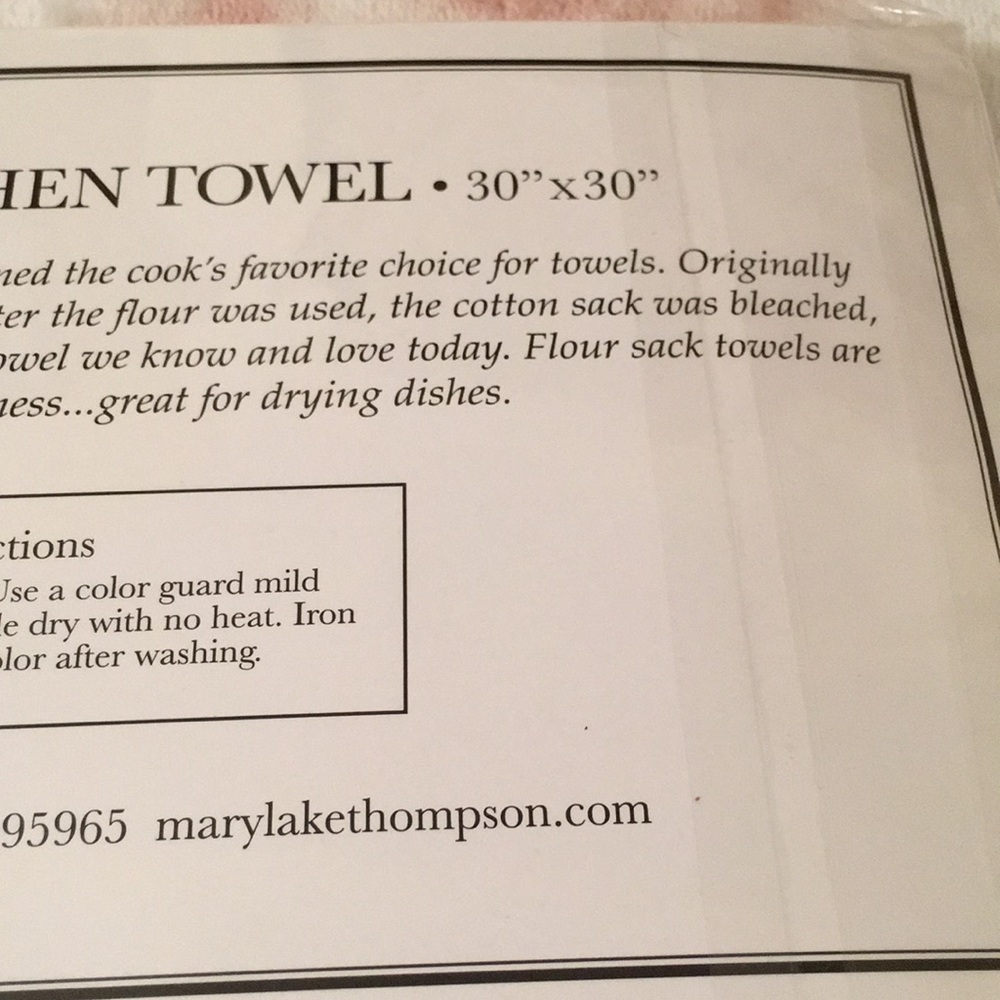 Lavender Bundle Designer Flour Sack Dish Towel NWT - Picture 9 of 12